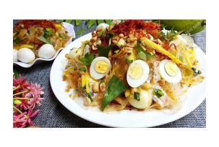 具たっぷりミックスライスペッパー Bánh Tráng Trộn