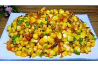 小エビとうもろこし炒め Bắp Xào