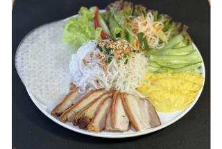 焼き豚ライスペッパー手巻き